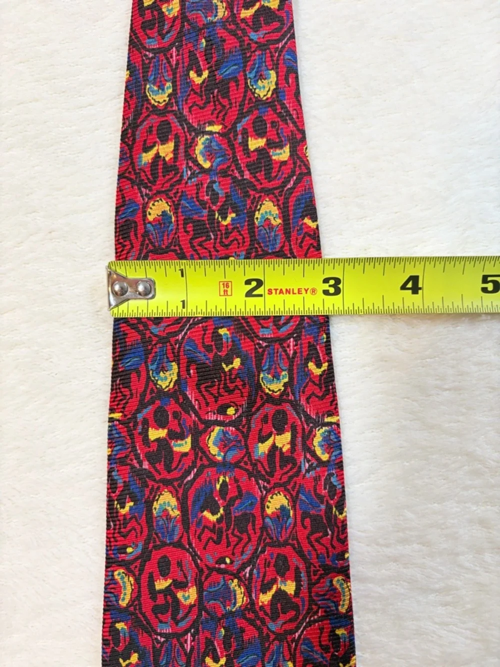 Brioni Men's‎ Roman Soldiers Abstract Red Black Yellow Blue Silk 2 Piece Tie Set
